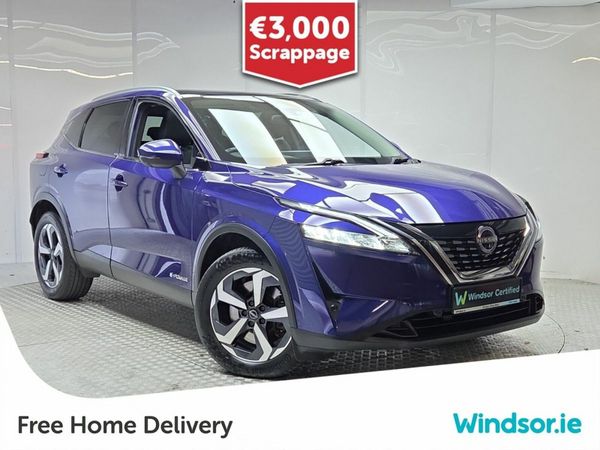 Nissan Qashqai MPV, Petrol Hybrid, 2023, Blue