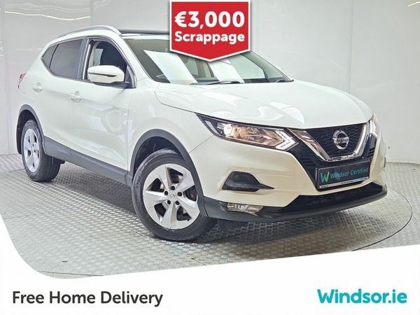 Nissan Qashqai MPV, Petrol, 2020, White