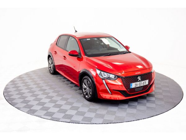 Peugeot 208 Hatchback, Electric, 2021, Red