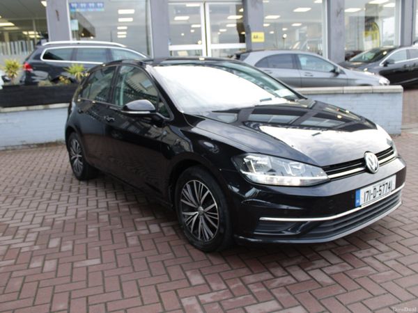 Volkswagen Golf Hatchback, Diesel, 2017, Black