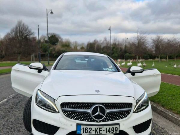 Mercedes-Benz C-Class Coupe, Diesel, 2016, White
