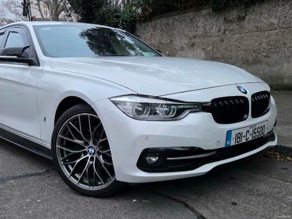 BMW 3-Series Saloon, Petrol Plug-in Hybrid, 2018, White