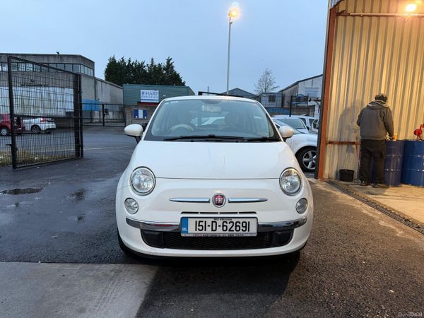 Fiat 500 Hatchback, Petrol, 2015, White