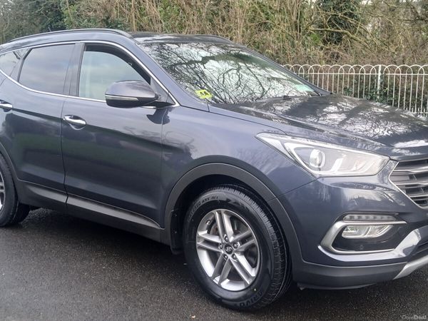 Hyundai Santa Fe SUV, Diesel, 2018, Blue
