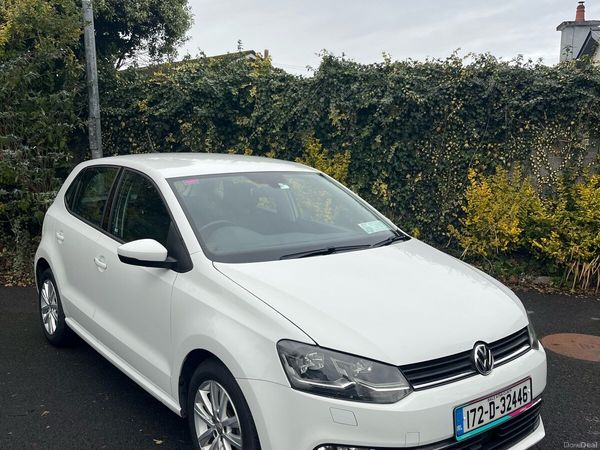 Volkswagen Polo Hatchback, Petrol, 2017, White