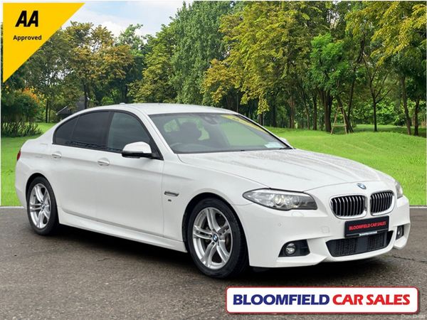 BMW 5-Series Saloon, Diesel, 2016, White