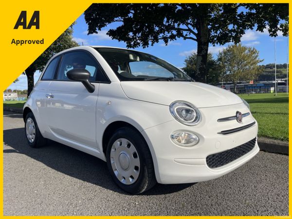Fiat 500 Hatchback, Petrol, 2018, White