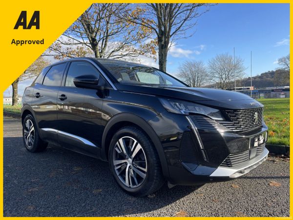 Peugeot 3008 SUV, Petrol Plug-in Hybrid, 2021, Black