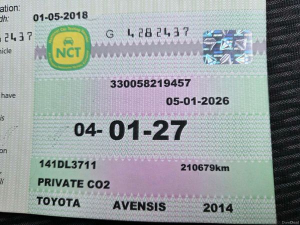 Toyota Avensis Estate, Diesel, 2014, Grey