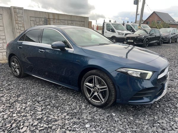 Mercedes-Benz A-Class Saloon, Petrol Hybrid, 2020, Blue