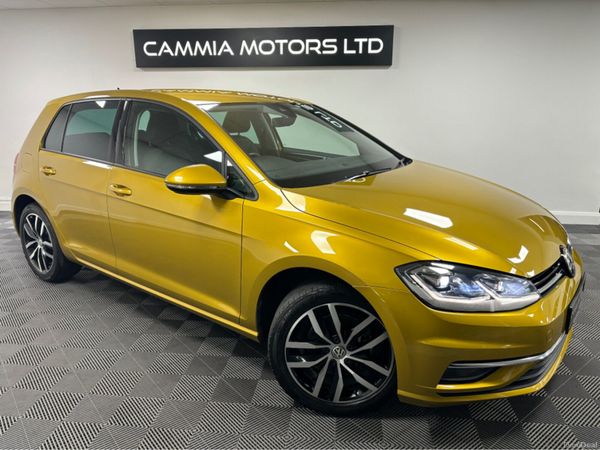 Volkswagen Golf Hatchback, Petrol, 2019, Gold