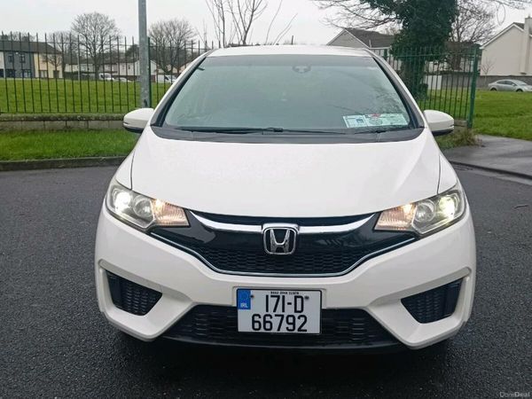 Honda Fit Hatchback, Petrol Hybrid, 2017, White