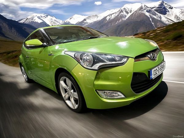 Hyundai Veloster Hatchback, Petrol, 2013, Green