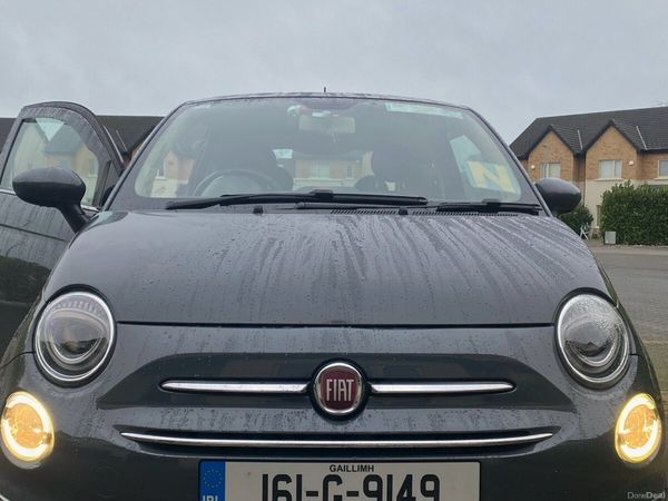 Fiat 500 Hatchback, Petrol, 2016, Grey