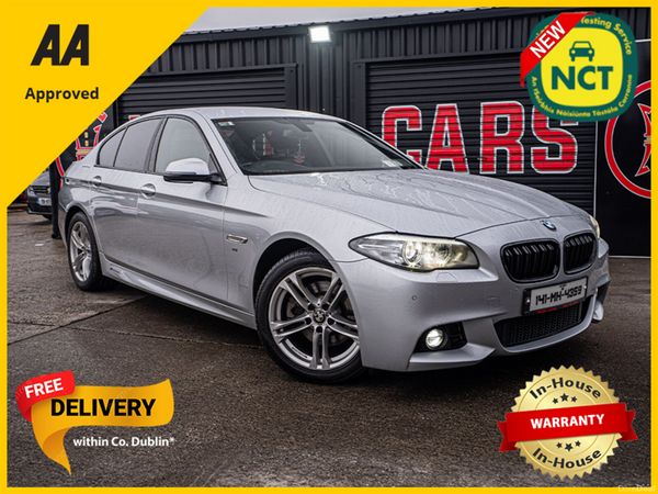 BMW 5-Series Saloon, Diesel, 2014, Silver