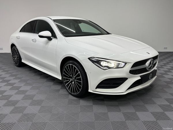 Mercedes-Benz CLA Coupe, Petrol Hybrid, 2021, White