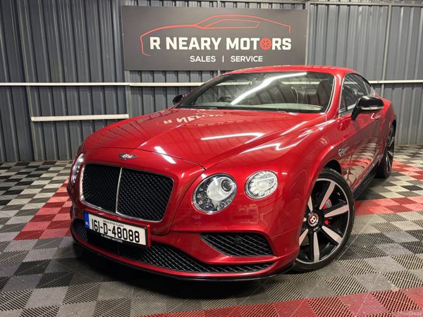 Bentley Continental Coupe, Petrol, 2016, Red