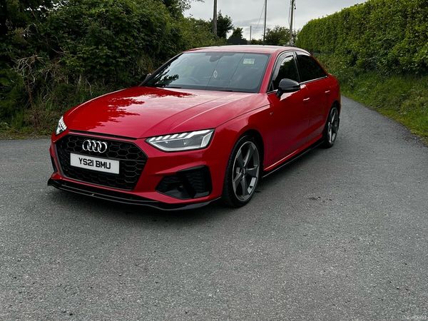 Audi A4 Saloon, Diesel, 2021, Red