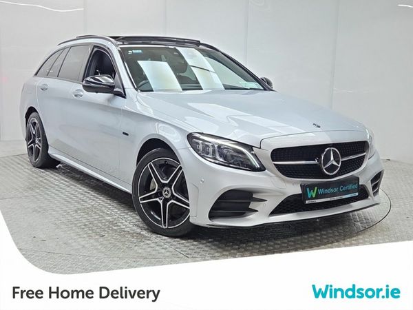 Mercedes-Benz C-Class Estate, Petrol Plug-in Hybrid, 2021, Silver