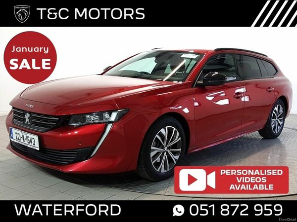 Peugeot 508 Estate, Diesel, 2022, Red