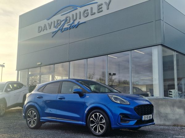 Ford Puma MPV, Petrol Hybrid, 2023, Blue