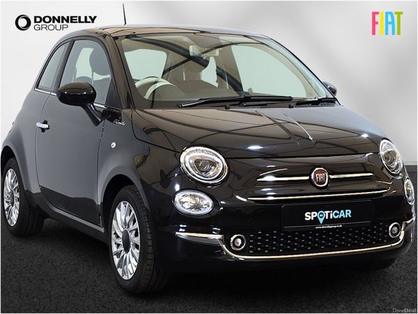 Fiat 500 Hatchback, Petrol, 2023, Black
