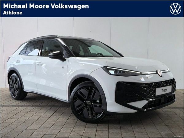 Volkswagen T-Roc SUV, Petrol Hybrid, 2026, White