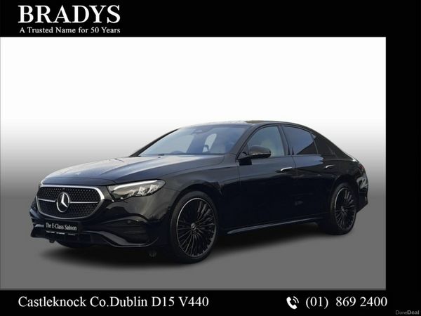 Mercedes-Benz E-Class Saloon, Petrol Plug-in Hybrid, 2026, Black