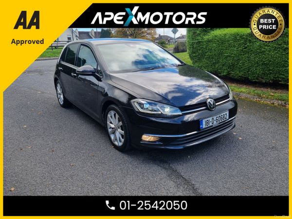 Volkswagen Golf Hatchback, Petrol, 2018, Black