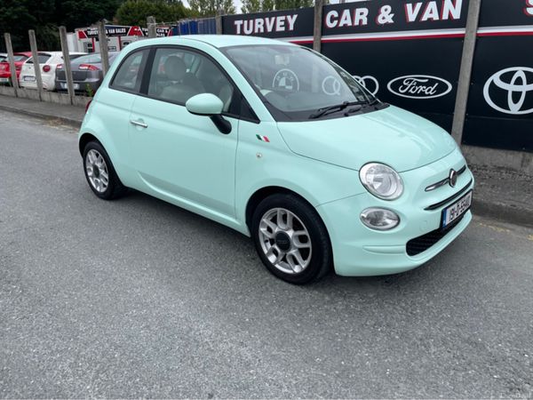 Fiat 500 Hatchback, Petrol, 2019, Green