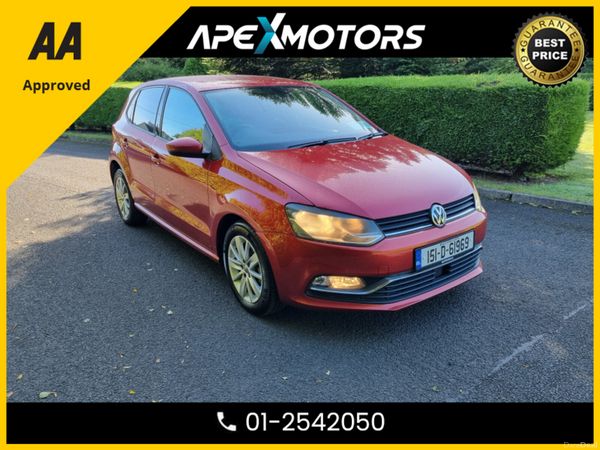 Volkswagen Polo Hatchback, Petrol, 2015, Red