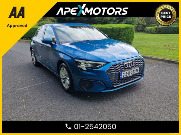 Audi A3 Hatchback, Petrol, 2021, Blue
