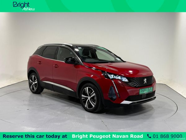 Peugeot 3008 MPV, Petrol Plug-in Hybrid, 2023, Red