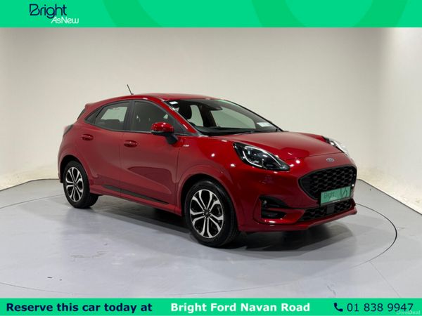 Ford Puma MPV, Petrol Hybrid, 2022, Red