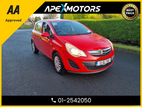 Opel Corsa Hatchback, Petrol, 2012, Red