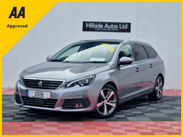 Peugeot 308 Estate, Diesel, 2018, Grey