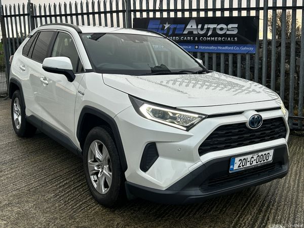 Toyota RAV4 SUV, Petrol Hybrid, 2020, White