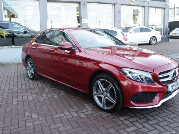 Mercedes-Benz C-Class Saloon, Petrol, 2018, Red