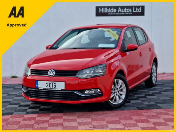Volkswagen Polo Hatchback, Petrol, 2016, Red