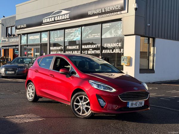 Ford Fiesta Hatchback, Petrol, 2018, Red