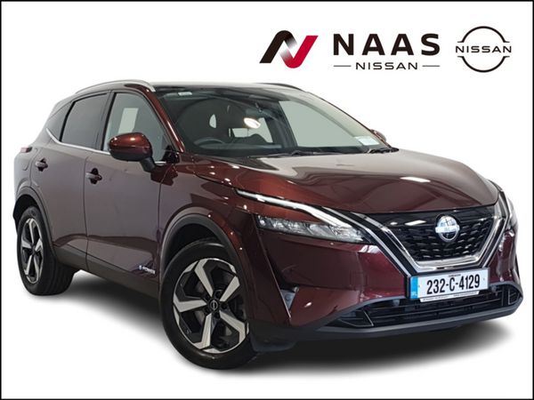 Nissan Qashqai MPV, Petrol Hybrid, 2023, Red