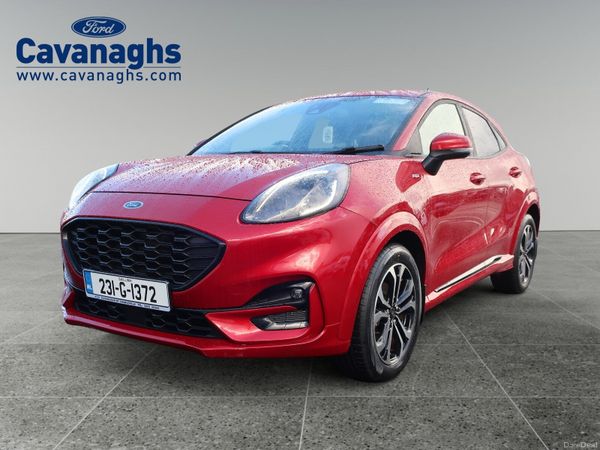 Ford Puma MPV, Petrol Hybrid, 2023, Red