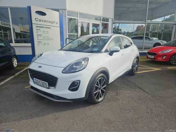 Ford Puma MPV, Petrol Hybrid, 2022, White