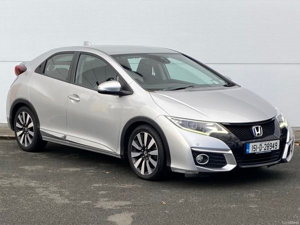 Honda Civic Hatchback, Petrol, 2015, Grey