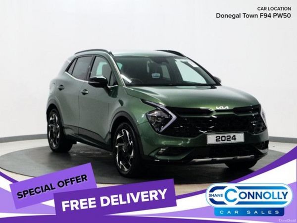 Kia Sportage SUV, Petrol Hybrid, 2024, Green