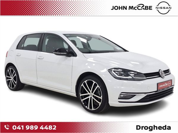 Volkswagen Golf Hatchback, Petrol, 2018, White
