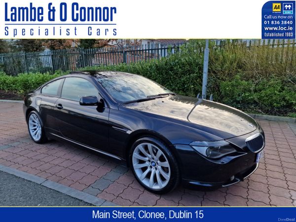 BMW 6-Series Coupe, Petrol, 2007, Black