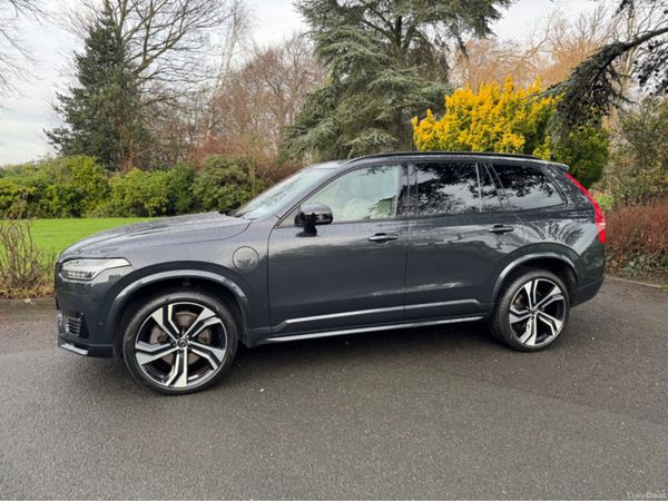 Volvo XC90 SUV, Petrol Plug-in Hybrid, 2021, Grey