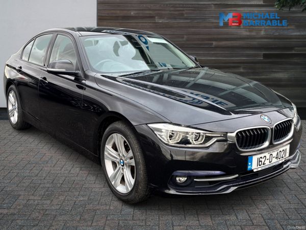 BMW 3-Series Saloon, Petrol Plug-in Hybrid, 2016, Black