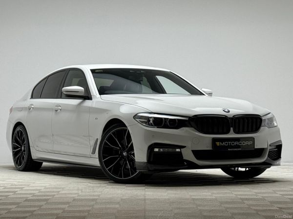 BMW 5-Series Saloon, Petrol, 2018, White